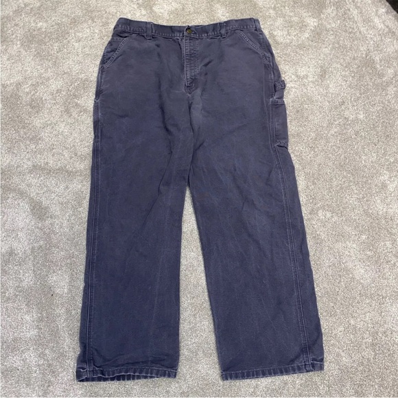 Carhartt Other - Carhartt Gray Dungaree Fit Canvas Pants B11 PTB‎ Men’s 40 X 32 Workwear …